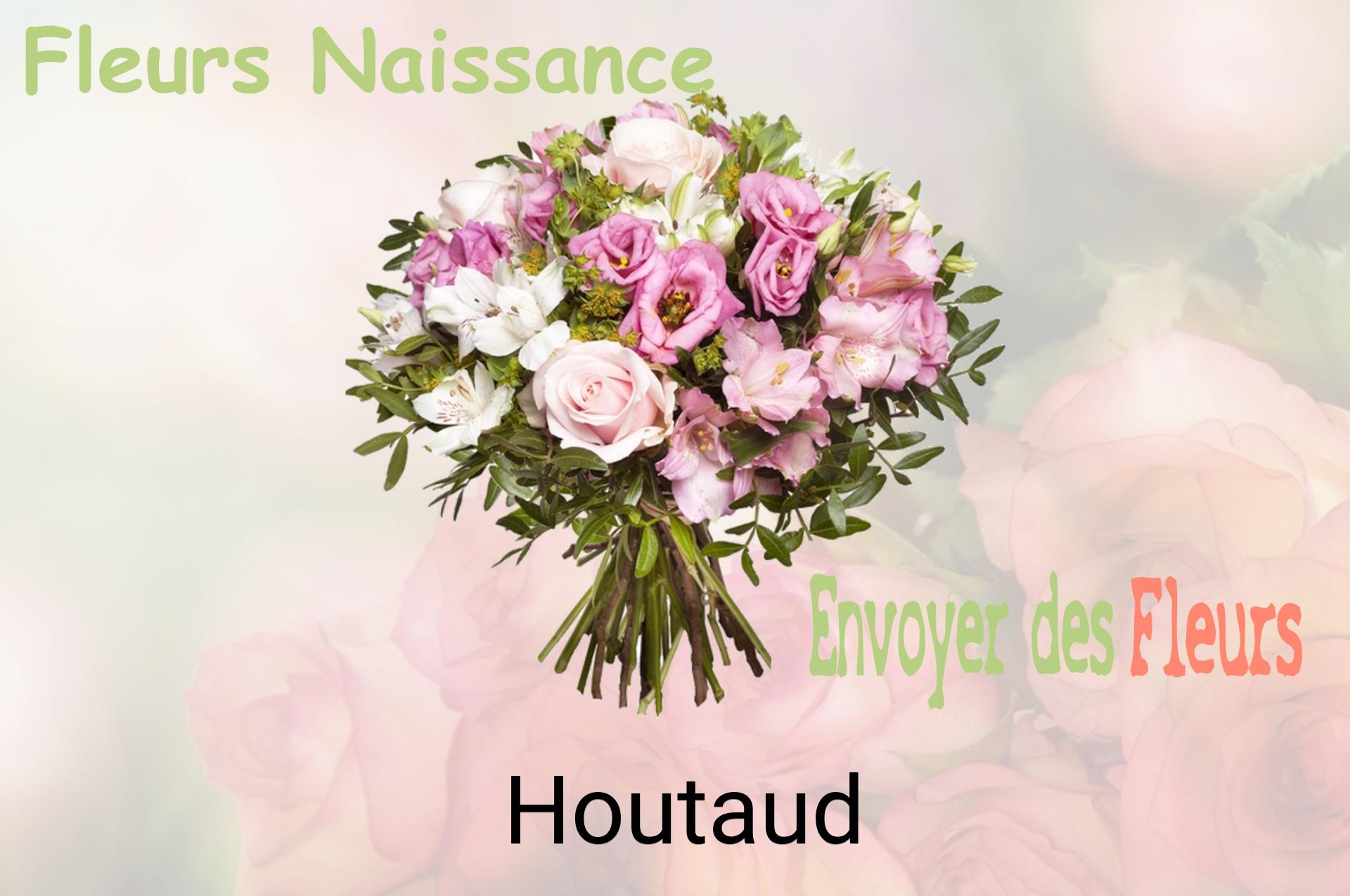 Bouquet de fleurs de naissance livré à Houtaud